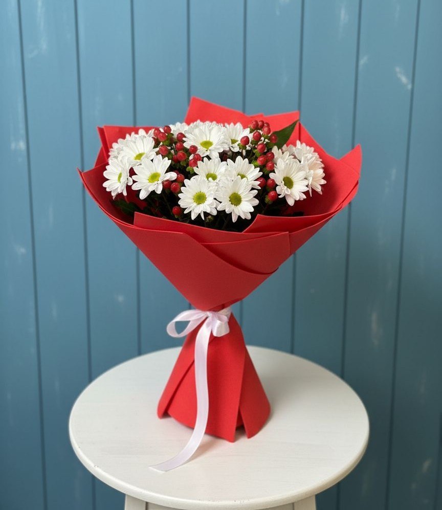 Букет цветов из: Хризантемы в Добруни