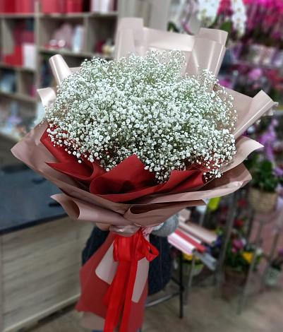 Букет цветов из: Гипсофила в Добруни