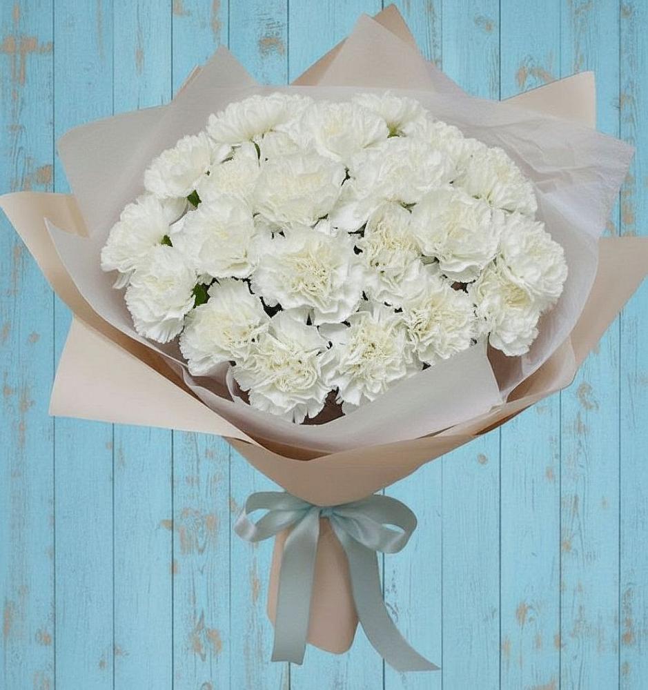 Букет цветов из: Гвоздики в Добруни