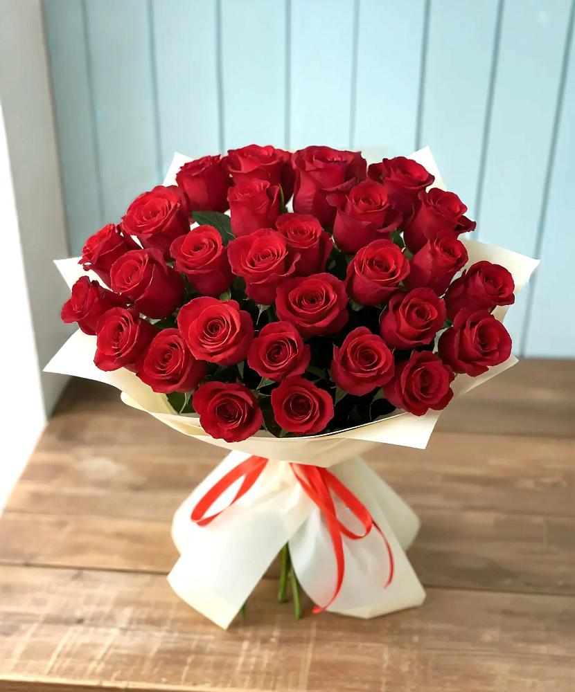 Букет 29 Красных роз в Добруни