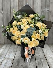 Букет цветов из:  Розы и Лизиантусы в Добруни