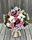 Букет цветов из: Альстромерии, Гвоздики, Розы и Хризантемы в Добруни