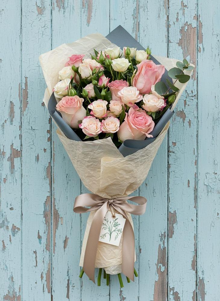 Букет цветов из: Розы в Добруни