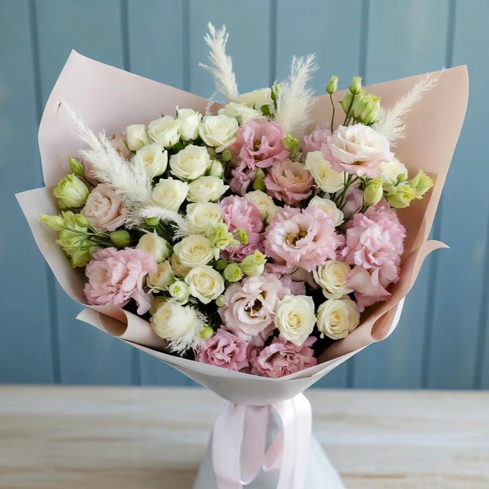 Букет цветов из: Альстромерии и Розы в Добруни