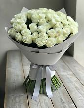 Букет 35 Белых роз в Добруни