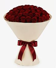 Букет 101 Бордовая роза Блэк Бакарра в Добруни