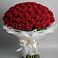 Букет 101 Красная роза Блэк Мэджик в Добруни