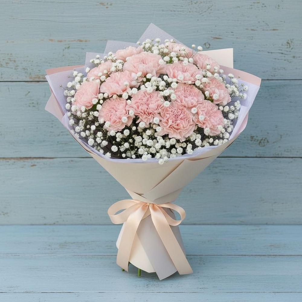 Букет цветов из: Гвоздики в Добруни