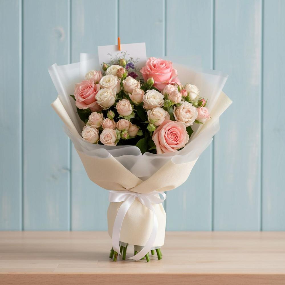 Букет цветов из: Розы в Добруни