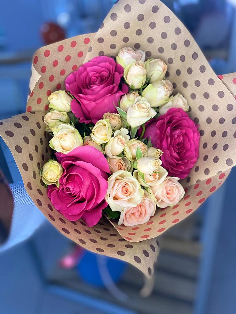 Букет цветов из: Розы в Добруни