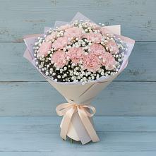 Букет цветов из:  Гвоздики в Добруни