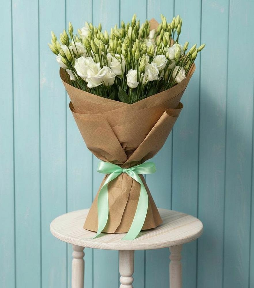 Букет цветов из: Лизиантусы в Добруни