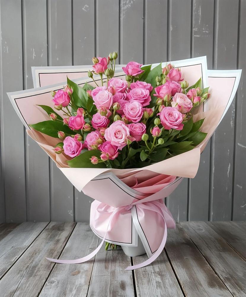 Букет Розовый кустик в Добруни