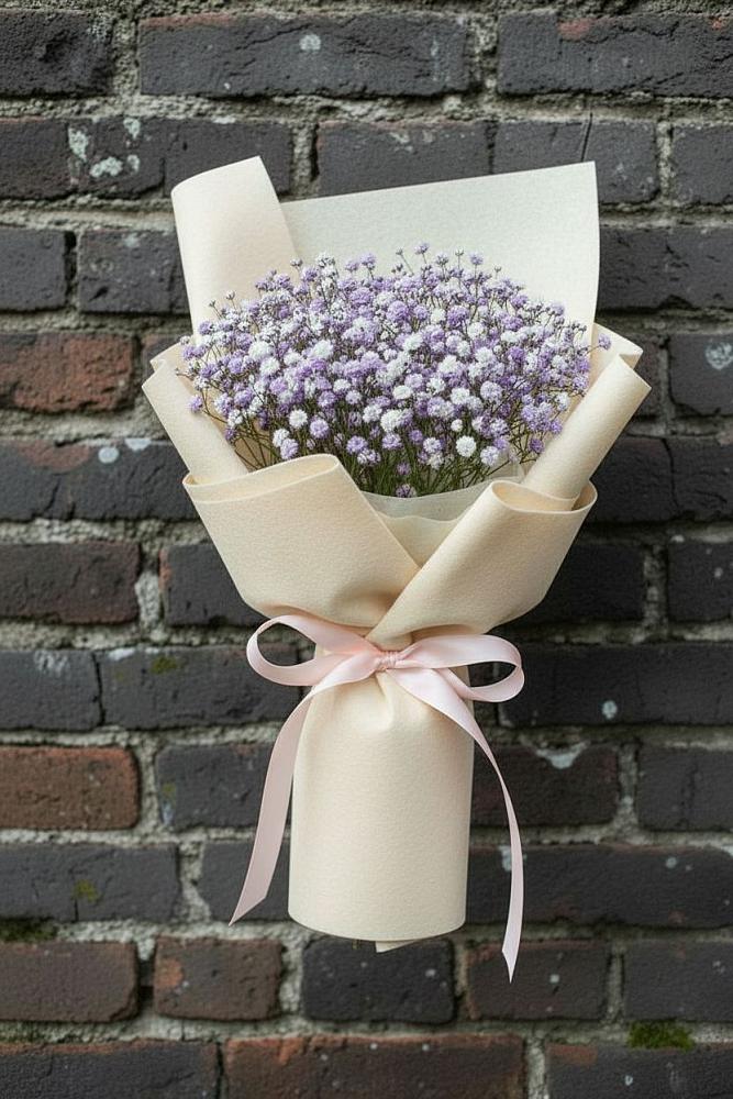 Букет цветов из: Гипсофила в Добруни