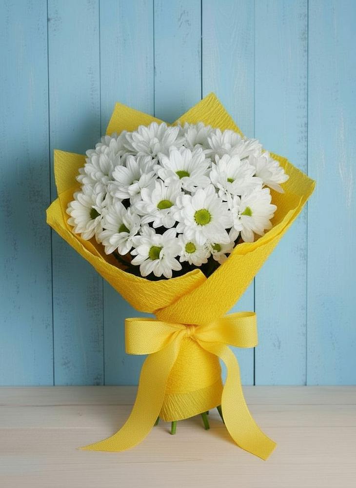 Букет цветов из: Хризантемы в Добруни