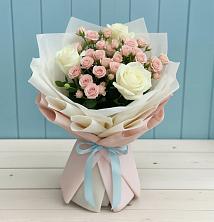 Букет цветов из:  Розы в Добруни