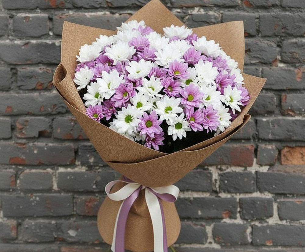 Букет цветов из: Хризантемы в Добруни