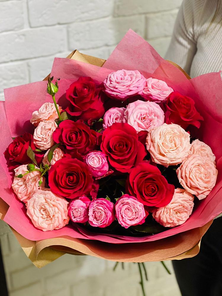 Букет цветов из: Розы в Добруни