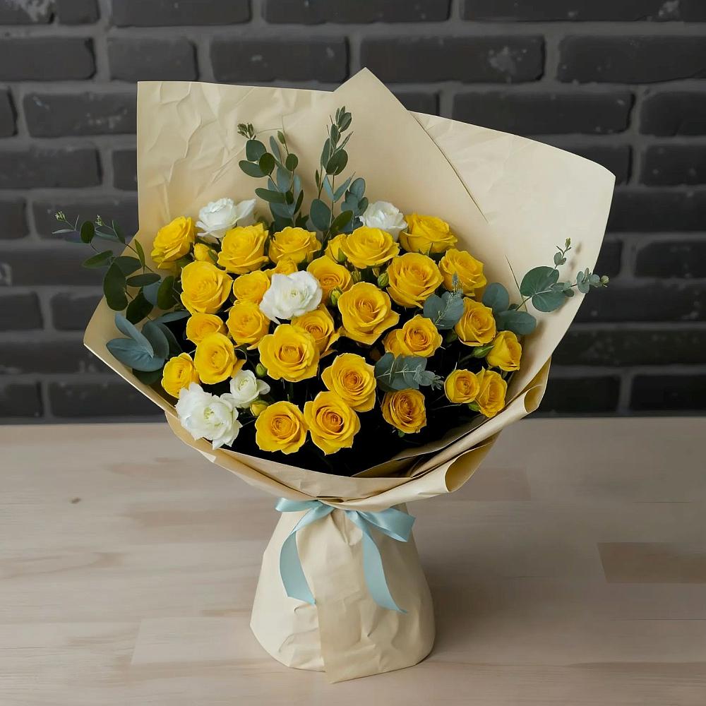 Букет цветов из: Розы в Добруни