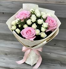Букет цветов из:  Розы в Добруни