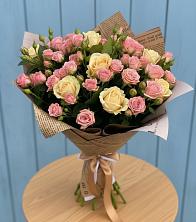 Букет цветов из:  Розы в Добруни