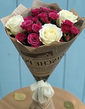 Букет цветов из:  Розы #REPLACE_PRED# Добруни