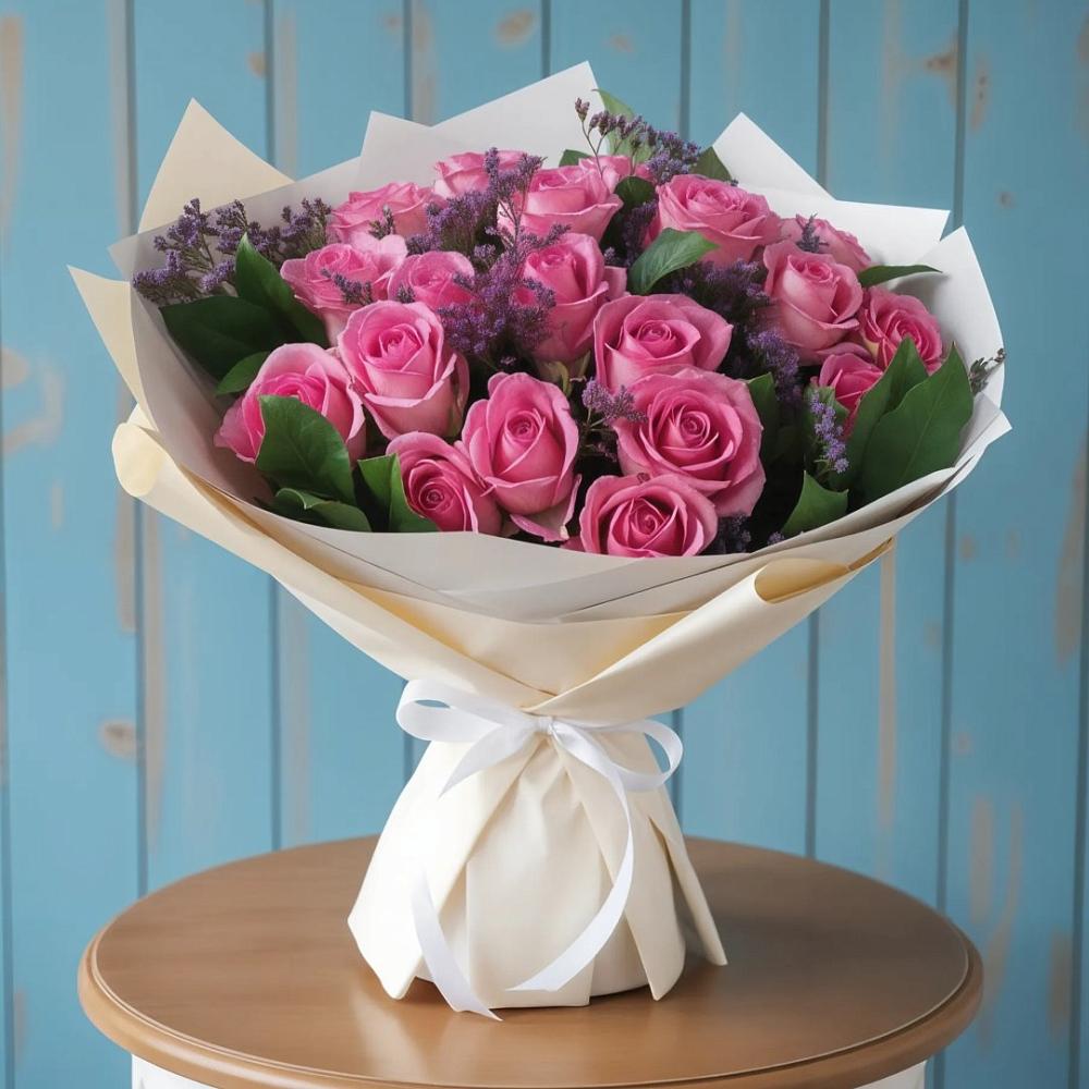 Букет цветов из: Розы в Добруни