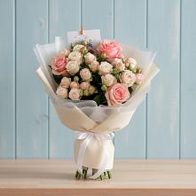 Букет цветов из:  Розы #REPLACE_PRED# Добруни