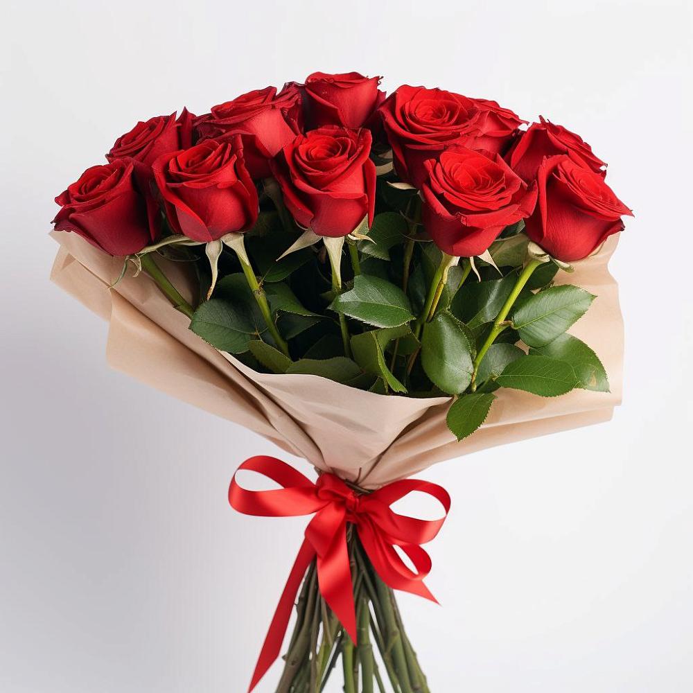 Букет 11 Красных роз Эдлесс Лав в Добруни