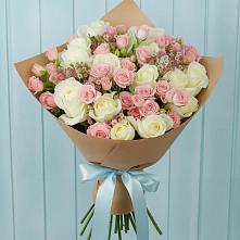 Букет цветов из:  Розы в Добруни